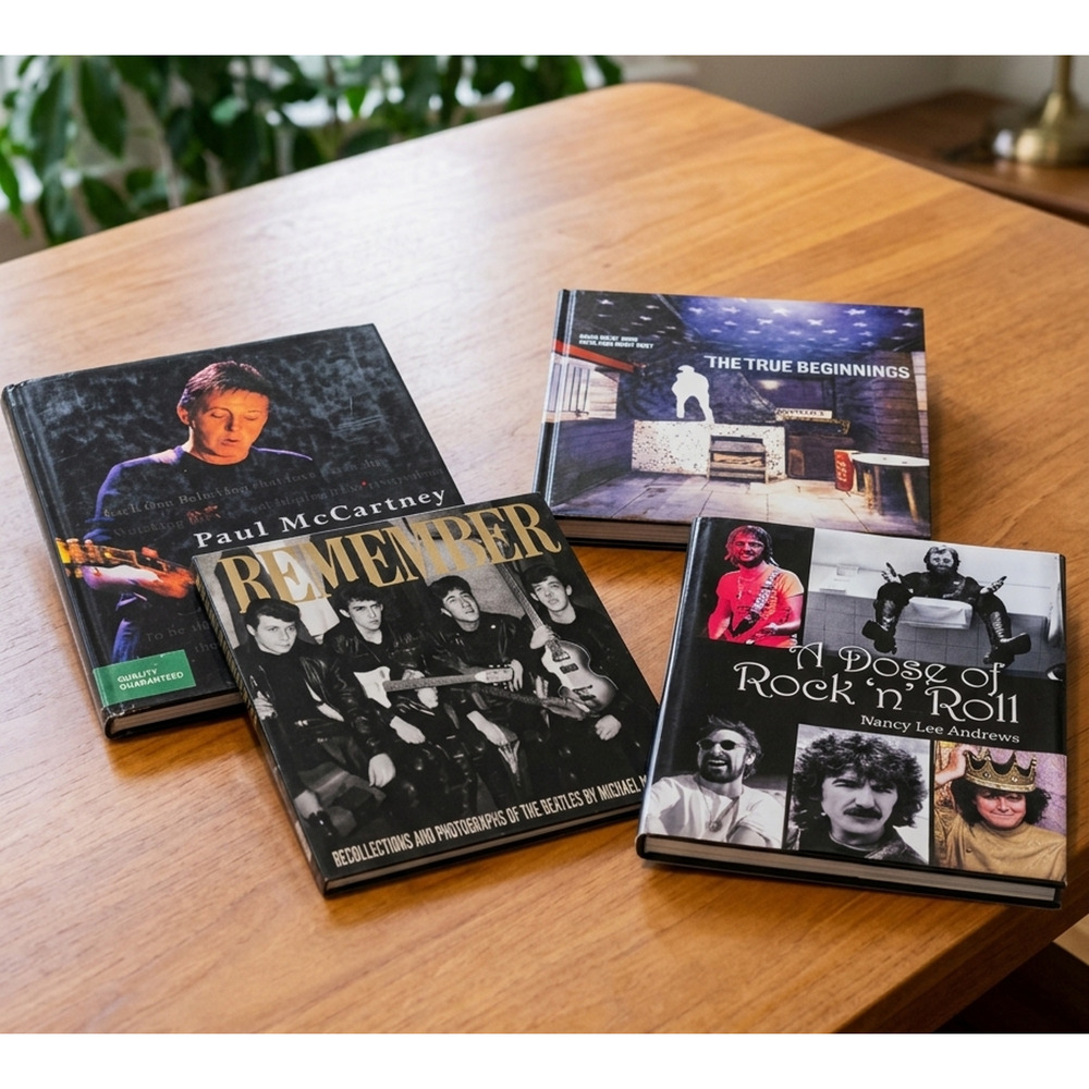 Beatles Large Format Photo Book Lot (4) All 1st Ed McCartney Each One Believing